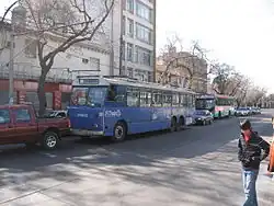 Trolleybus de Mendoza.