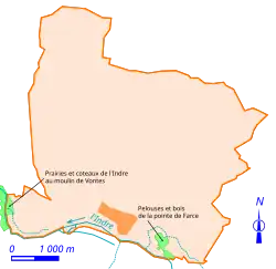 Carte en couleurs matérialisant le concours de zones écologiquement remarquables dans un territoire.