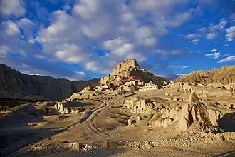 La citadelle de Tsaparang.