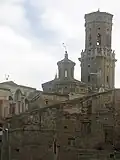 Ensemble historique sur le vieux quartier de Tudela.