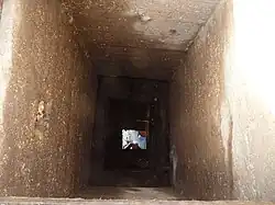 L'intérieur du puits.