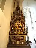 Retable dans le bas-côté gauche de la cathédrale de Munich