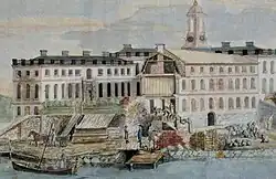 Les travaux en mai 1802.