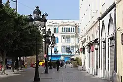 Au niveau du no&nbsp;15 vers Bab El Bhar.