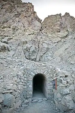 Tunnel traversette France - aout 2017