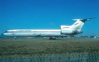 Un Tupolev Tu-154M de :Baikal Airlines&nbsp;(en), similaire à celui impliqué dans l'accident.