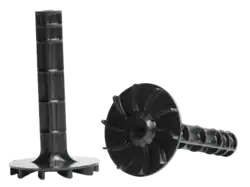 Turbine d'oxygénation adaptable sur tous types de moteur pour micro station d'épuration.