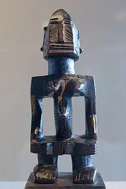 Statuette féminine du peuple turka ou sénoufo, région sud-ouest du Burkina Faso, XIXe&nbsp;siècle.