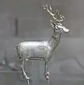 Cerf en argent de Bilge Khan, provenant de la nécropole de Khoshoo Tsaidam.