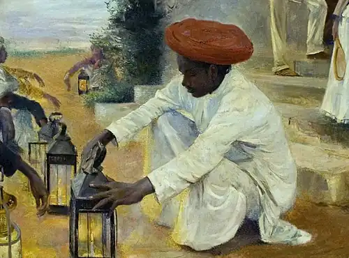 Twilight after tennis