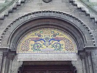 Mosaïque du tympan.