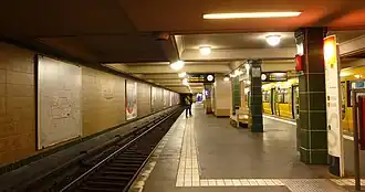Intérieur de la station.