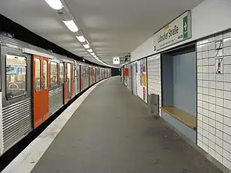 Plate-forme de la ligne U3.