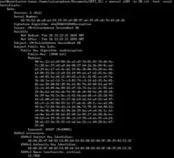 Description de l'image UEFI Secure Boot DB certificate.png.