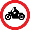Deux-roues motorisés interdits