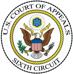 Sceau de la cour d'appel des États-Unis pour le sixième circuit