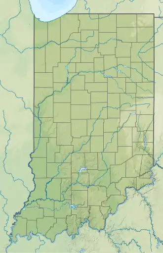 (Voir situation sur carte : Indiana)