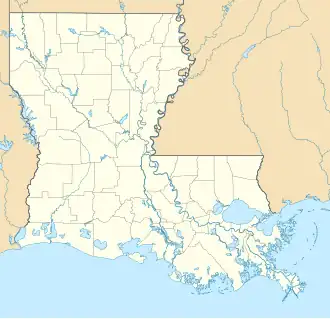 voir sur la carte de Louisiane