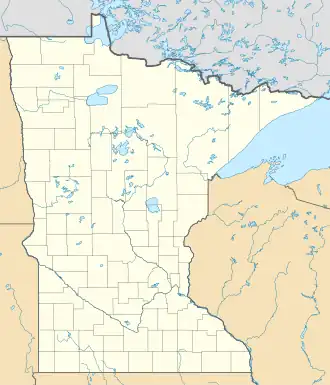 voir sur la carte du Minnesota