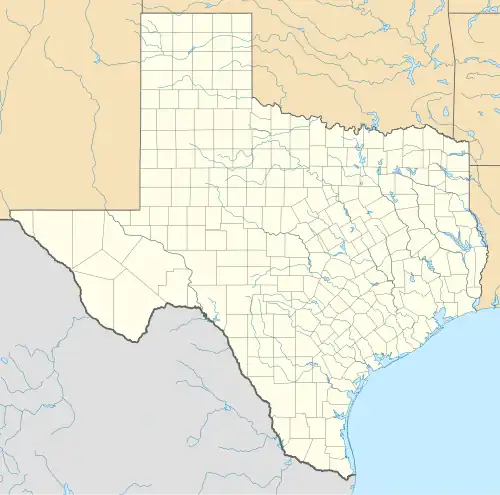 (Voir situation sur carte : Texas)