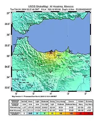 Image illustrative de l’article Séisme de 2004 à Al Hoceïma