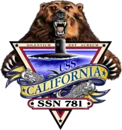 Emblème de l'USS California(SSN-781)