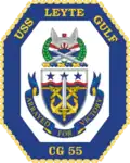 Badge de l'USS Leyte Gulf.