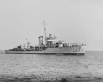 illustration de USS Mugford (DD-389)