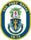 Badge de l'USS Port Royal.