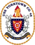Badge de l'USS Yorktown.