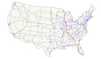 Image illustrative de l’article U.S. Route 41
