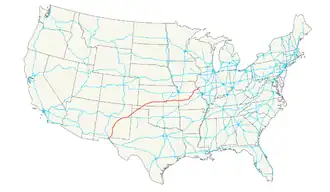 Image illustrative de l’article U.S. Route 54