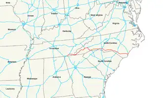 Image illustrative de l’article U.S. Route 74