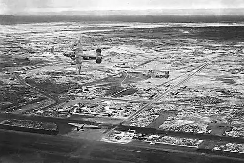  La base américaine, pendant la seconde guerre mondiale.