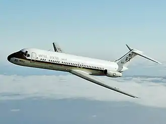 Vue de l'avion.