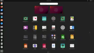 GNOME Shell comme environnement de bureau sur Ubuntu 23.10