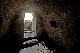 Caveau vouté de la maison de Rapanou.