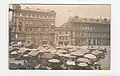 Marché au charbon, le marché sur la place (vers le début du XXe&nbsp;siècle)