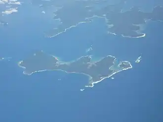 Vue aérienne de Uke-shima