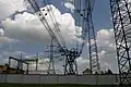 Faisceau compact de lignes 10&nbsp;kV à la sous-station de Luzk (Oblast de Volhynie)