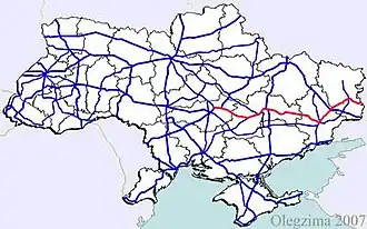 Image illustrative de l’article Route M04 (Ukraine)