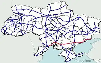 Image illustrative de l’article Route M14 (Ukraine)