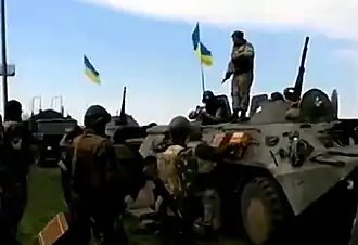 En 2014 dans le Donbass.