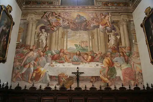 Ottavio Semini, la Céne, dans le réfectoire.