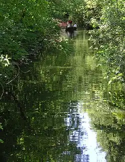 Le canal vers Lillsjön.