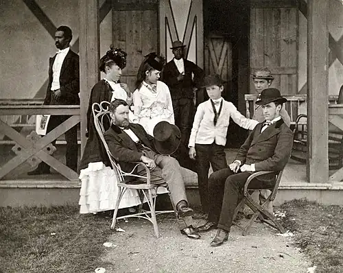 Ulysses S. Grant et sa famille (1870)