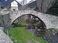 Un pont de L'église de Sallent de Gállego.