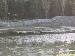 Le torrent à proximité de l'embouchure à Copanello.