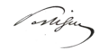 Signature de Victor de Persigny
