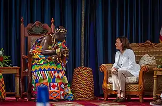 Kamala Harris au Ghana, en mars 2023.